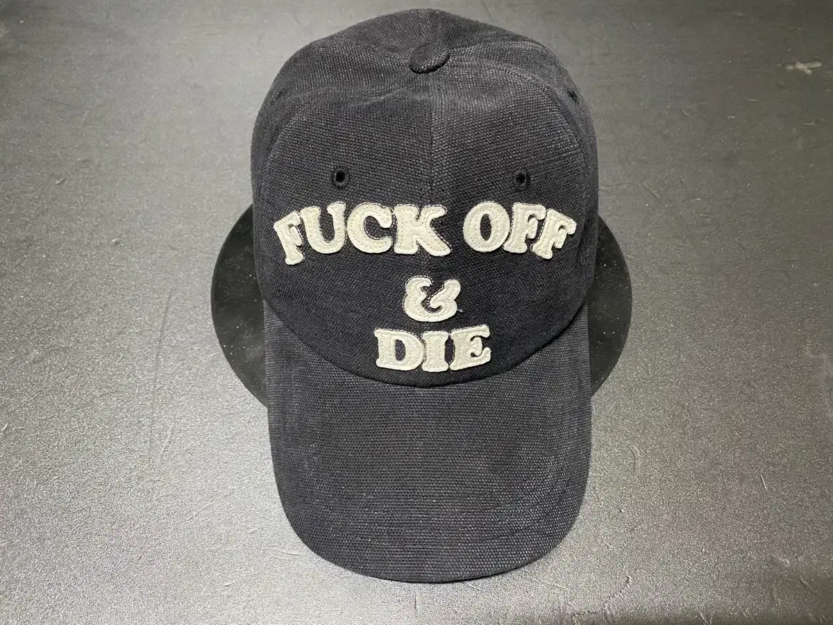 FUKUTI fuck off vintage style cap(볼캡)-3